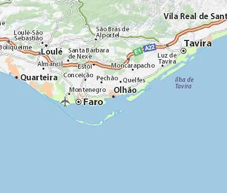 Aldeia De Marim, Ohao, Portugal, Meerblick *